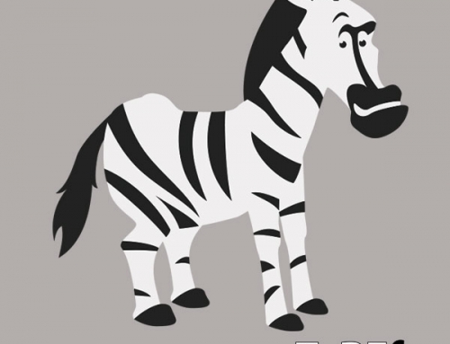 Zebra talna dekoracija